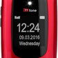 TTfone Red Lunar TT750 No Dock No Charger - Warehouse Deals with No Sim Card