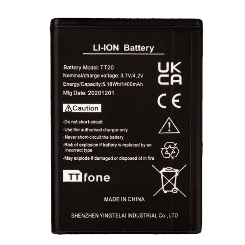 Original Battery TTBA20 for TTfone TT20