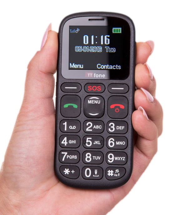 TTfone TT190 Big Button Senior Unlocked Emergency Mobile Phone - Pay As You  Go