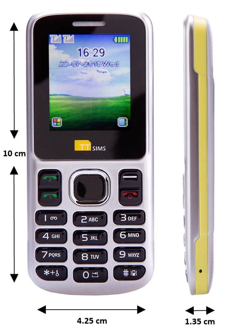 TTfone TT130 Dual Sim - Warehouse Deals with USB Cable and Vodafone Pay As You Go