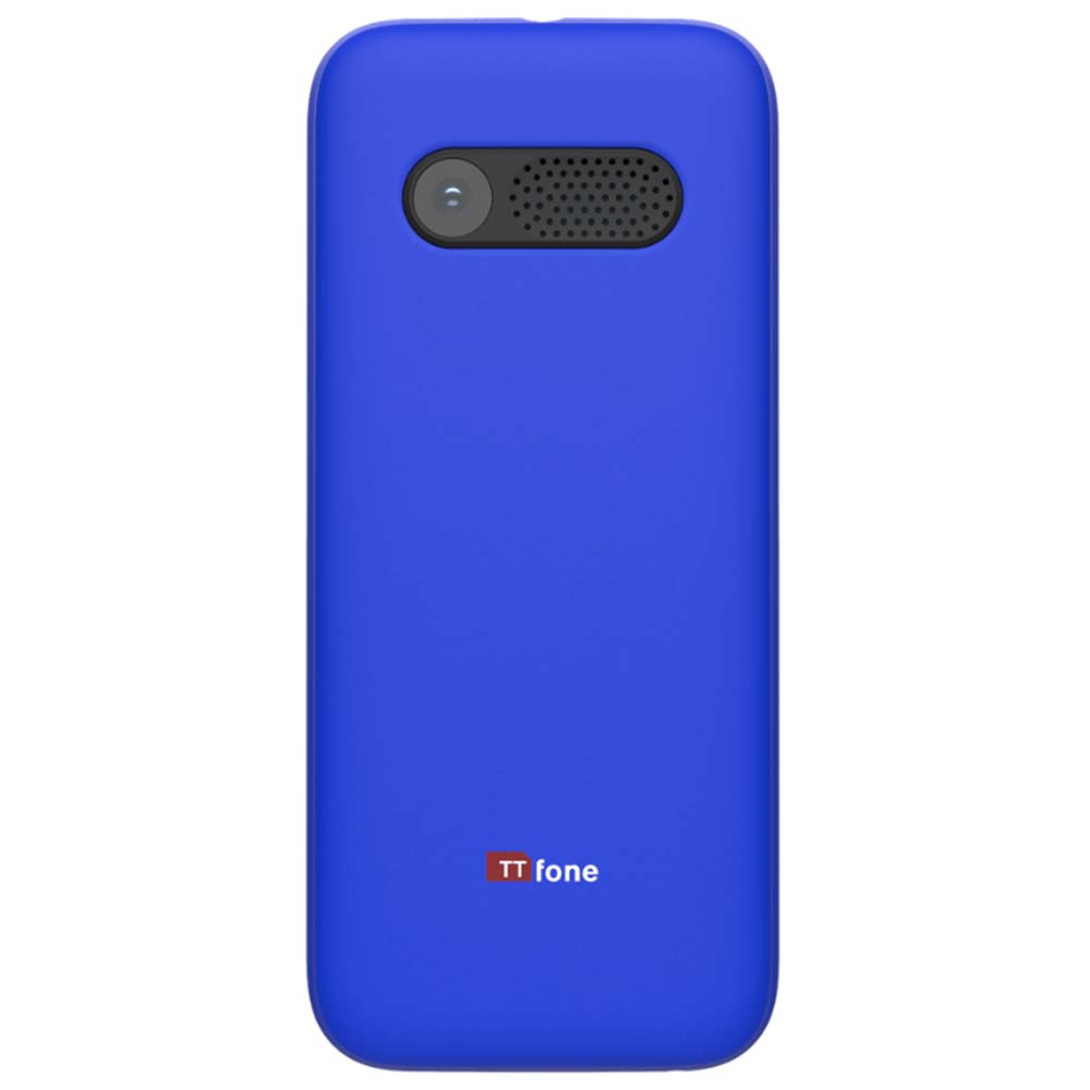 Returned Resale - TTfone TT150 Blue Dual SIM Mobile with USB Cable, Vodafone Pay As You Go