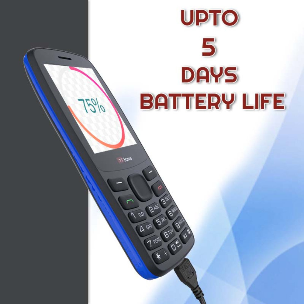 Returned Resale - TTfone TT175 Dual SIM Mobile with Mains Charger, O2 Pay As You Go