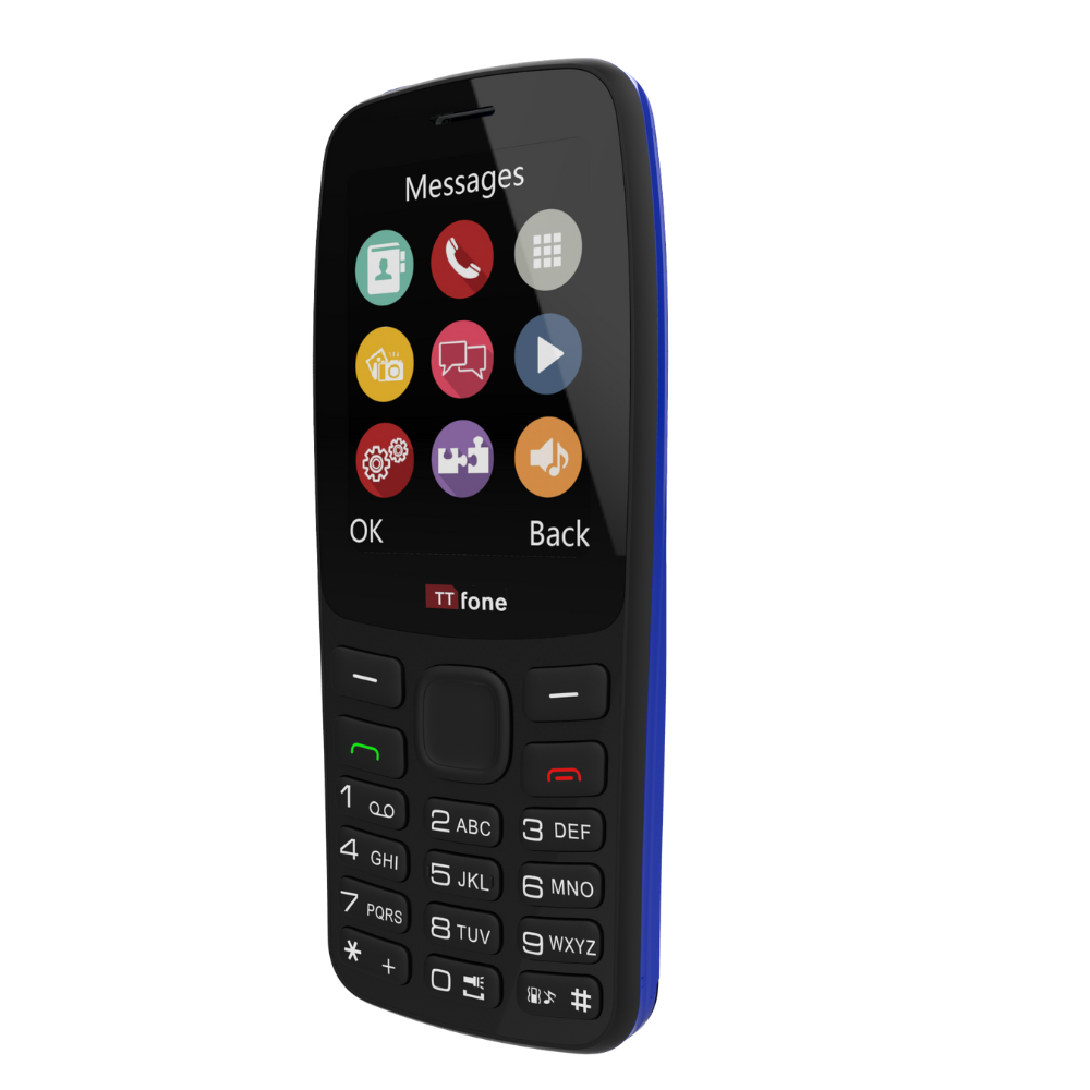 Returned Resale - TTfone TT175 Dual SIM Mobile with Mains Charger, O2 Pay As You Go