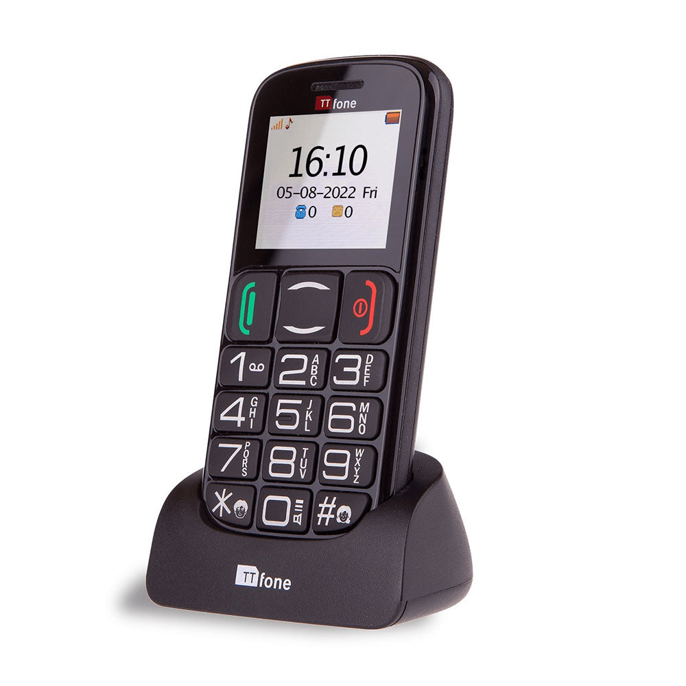 TTfone Mercury 2 TT200  Big Button Mobile with Giff Gaff SIM Network