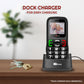 TTfone TT220 Big Button Mobile - Warehouse Deals with USB Cable, O2 Pay As You Go