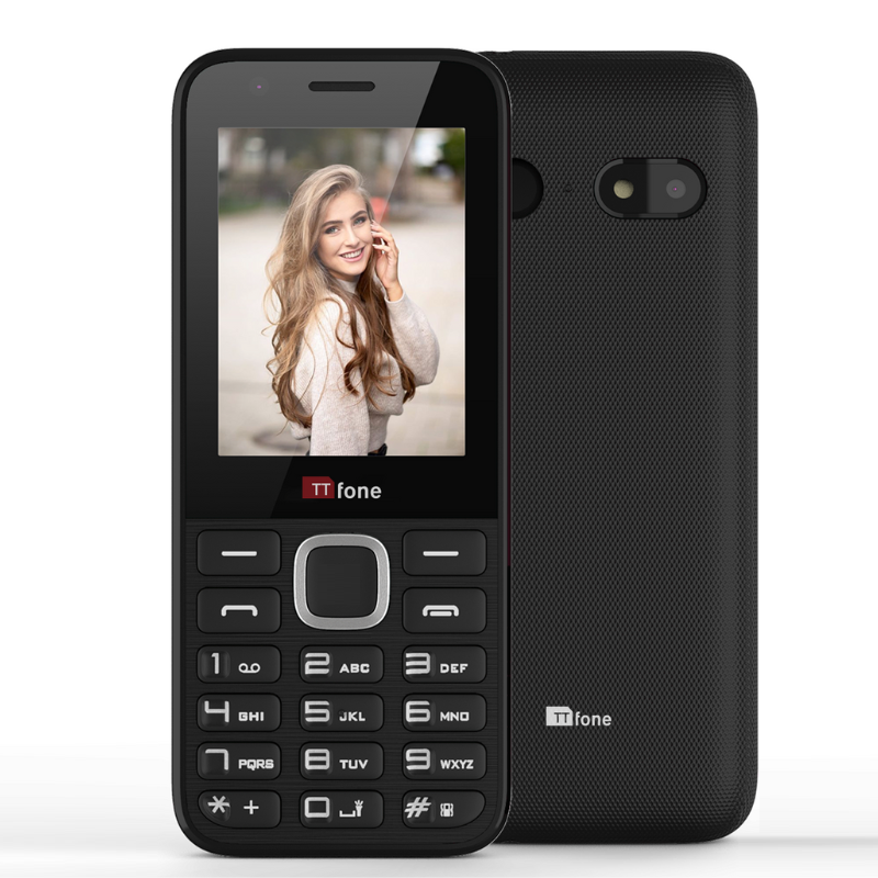 TTfone TT240 - Warehouse Deals with USB Cable and Vodafone Pay As You Go Sim Card