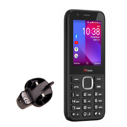 TTfone TT240 - Warehouse Deals with Mains Charger and EE Pay As You Go Sim Card