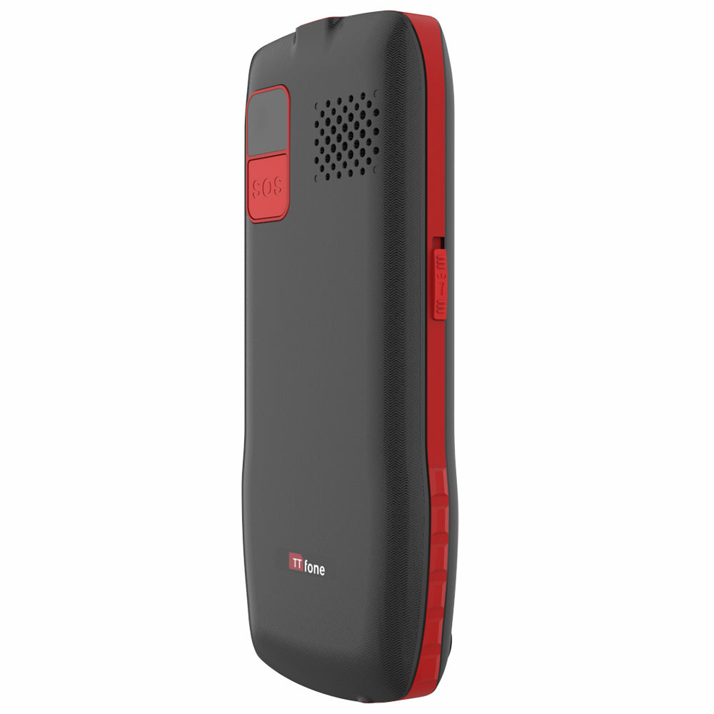 TTfone TT880 Easy-to-Use Big Button Mobile with Vodafone Pay As You Go SIM, USB C Cable