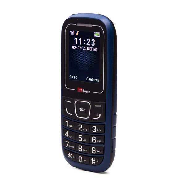 TTfone TT140 Flip Vodafone PAY As You Go Mobile Phone (Red